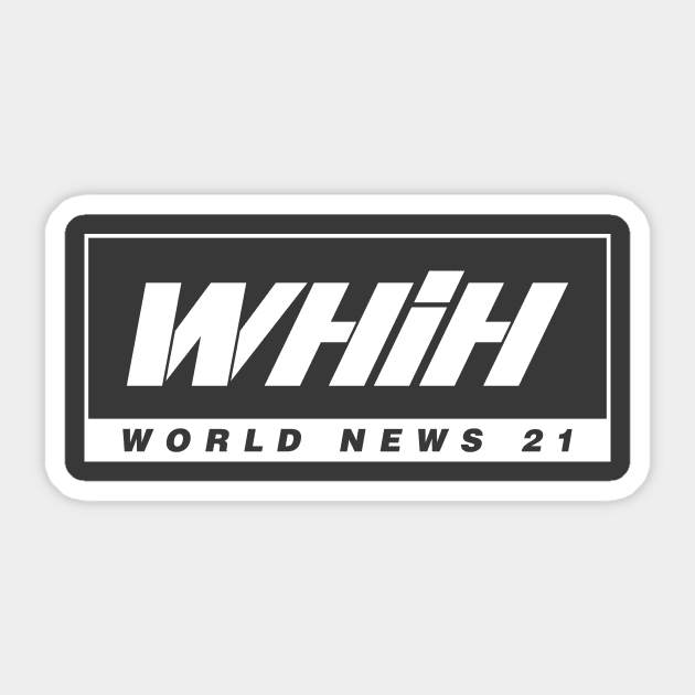 WHIH WORLD NEWS 21 Sticker by DCLawrenceUK